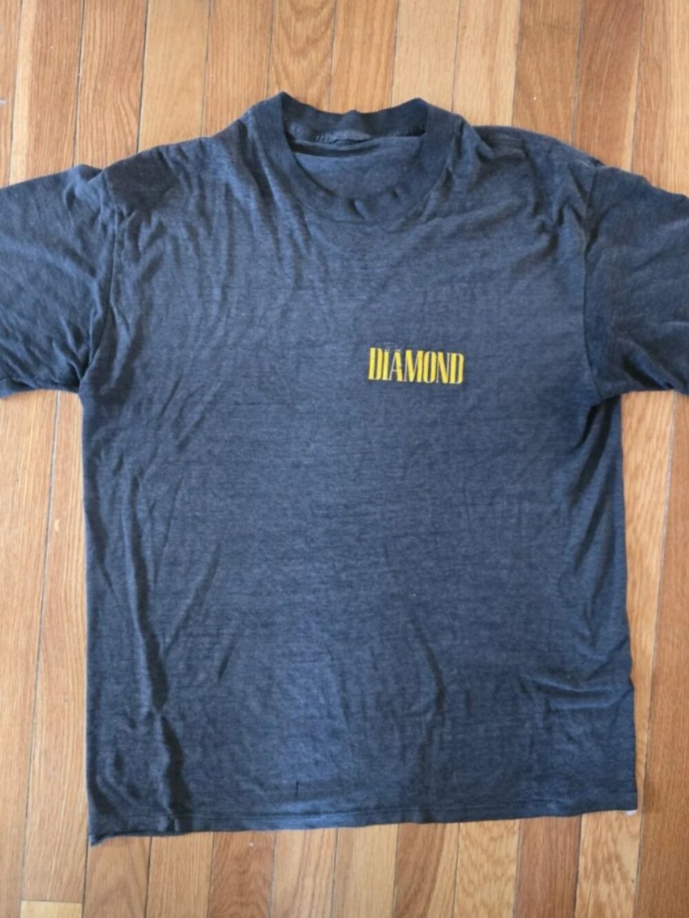 Vintage Neil Diamond black faded thin t